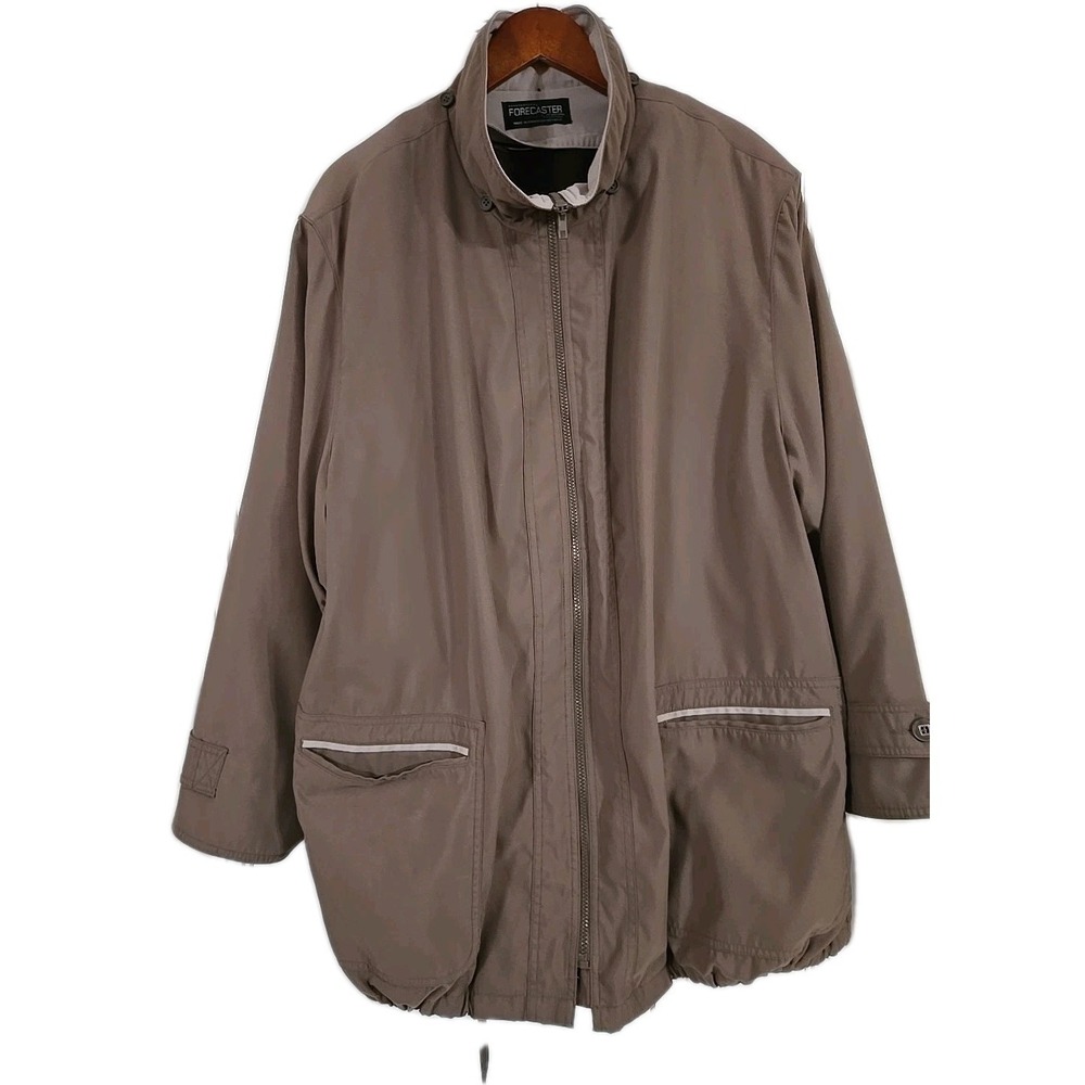 VTG Forecaster Of Boston Womens Winter Coat Brown 3XL Plus 24W Lined Jacket Long